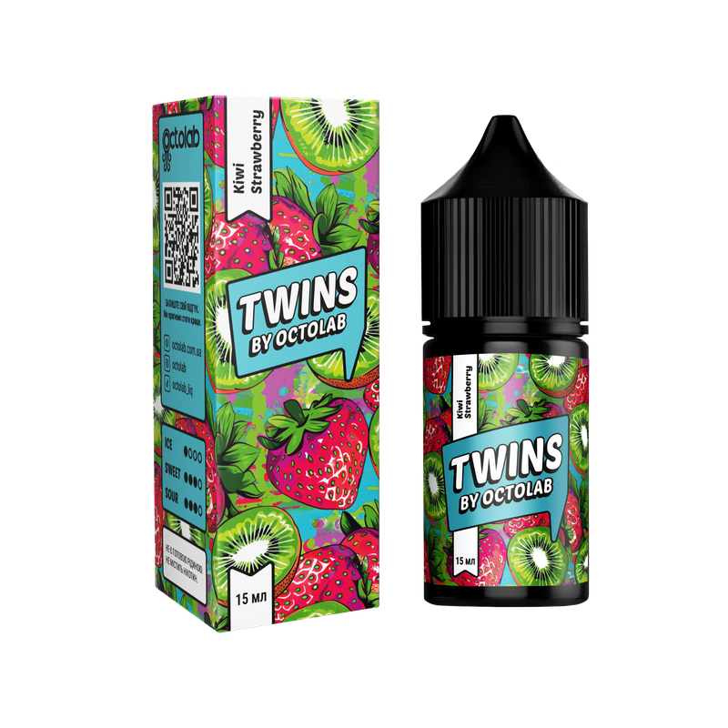 OCTOBAR TWINS 30 мл Kiwi Strawberry — рідина для вейпа OCTOBAR