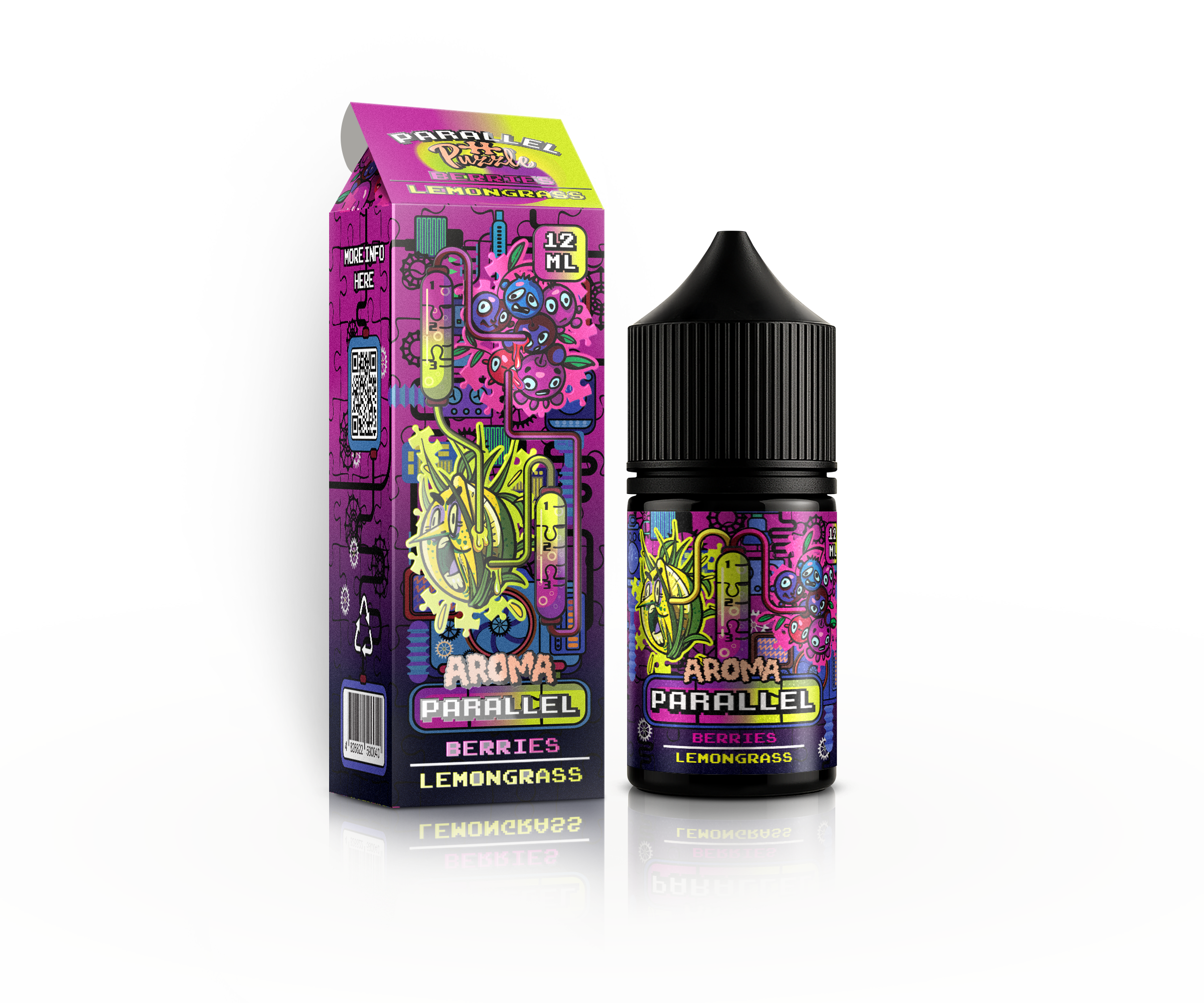 IN BOTTLE PARALLEL 30 мл Berries Lemongrass / Ягоди лемонграс — рідина для вейпа IN BOTTLE