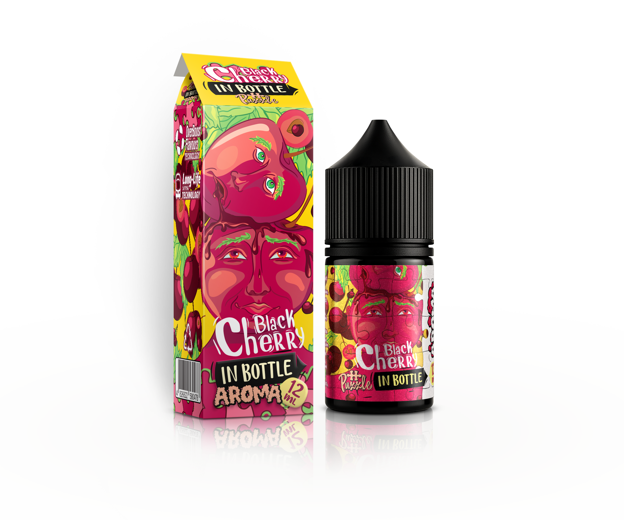 IN BOTTLE InBottle PUZZLE 30 мл Black Cherry / Чорний вишня — рідина для вейпа IN BOTTLE