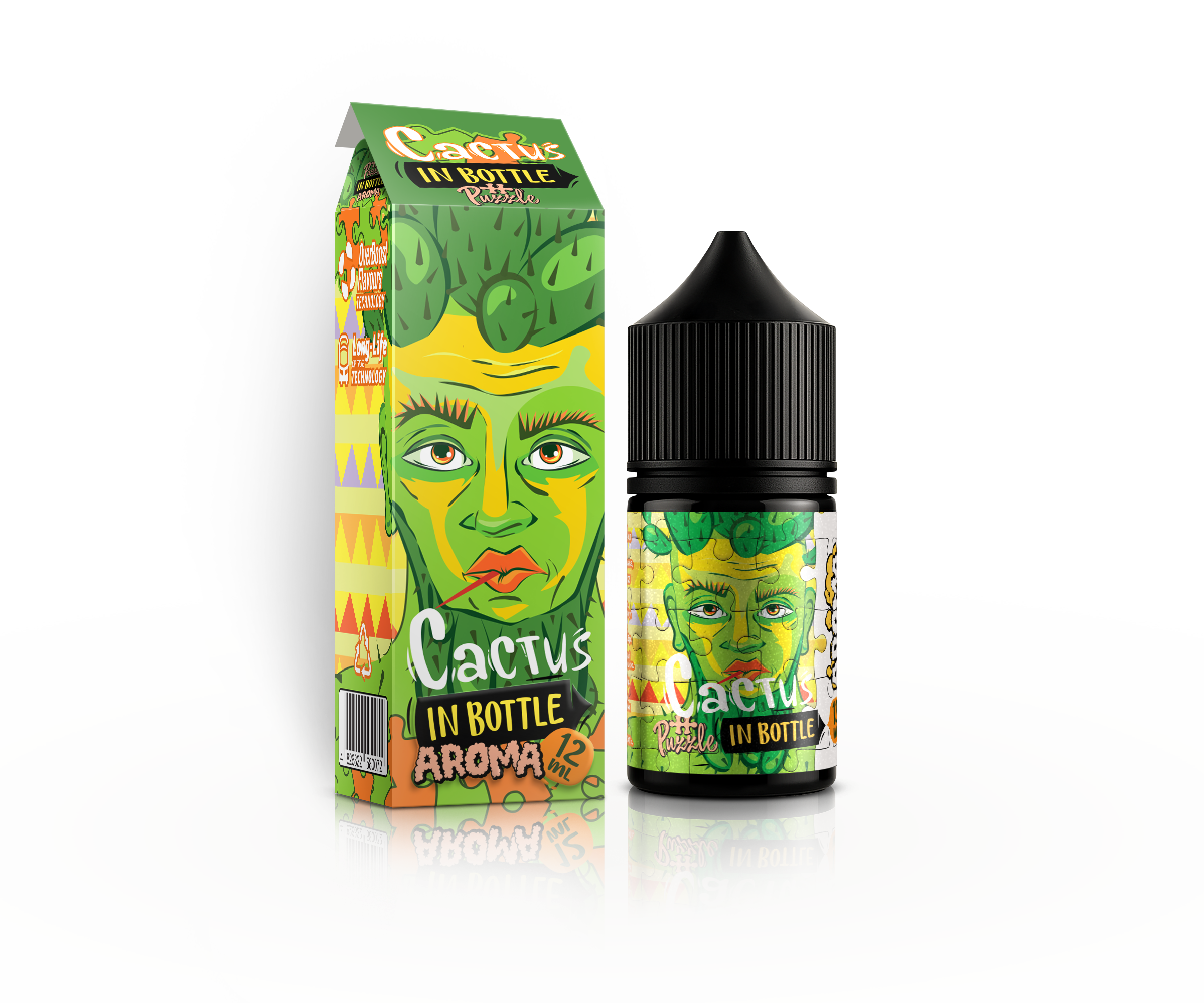 IN BOTTLE InBottle PUZZLE 30 мл Cactus / Кактус — рідина для вейпа IN BOTTLE