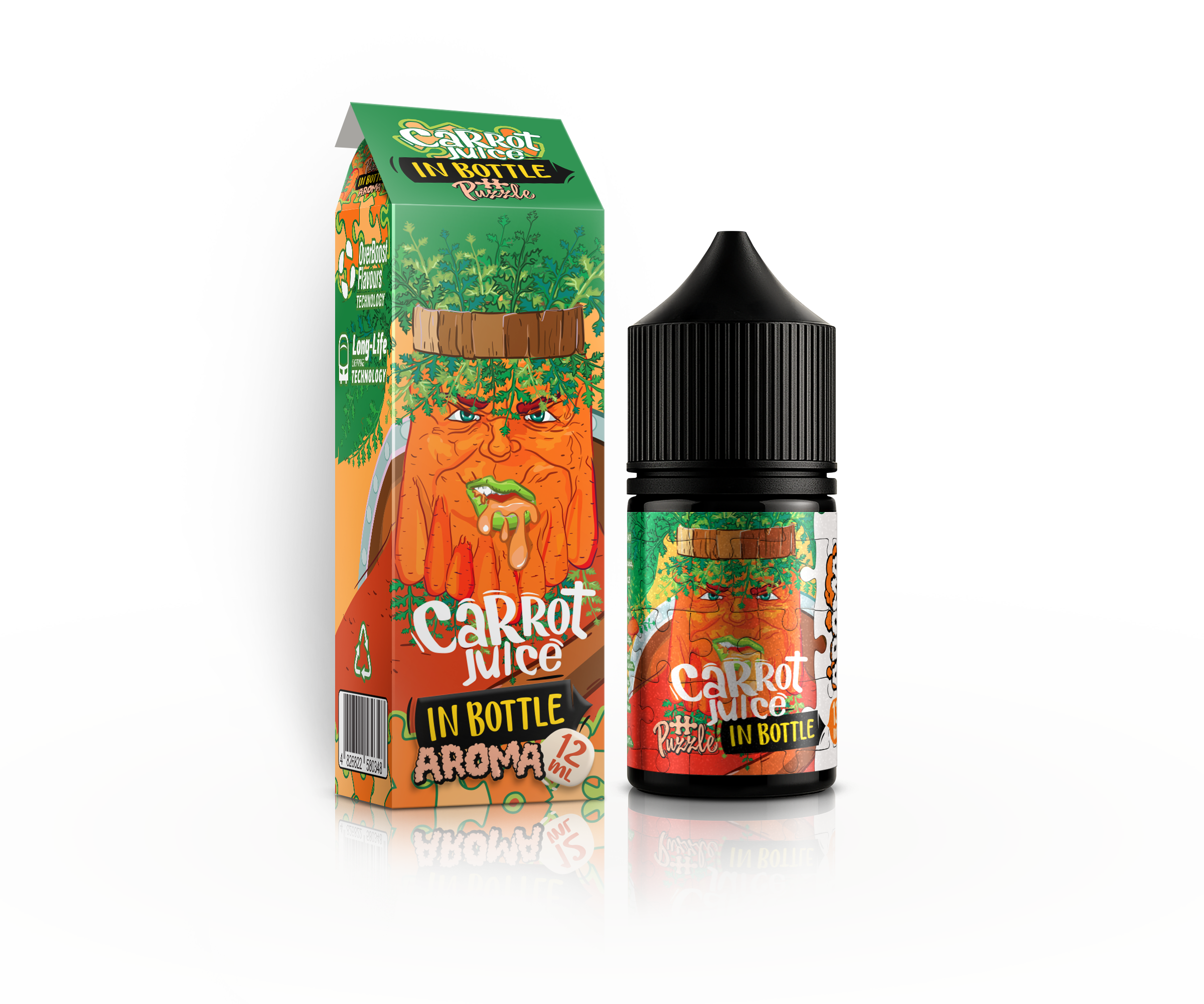 IN BOTTLE InBottle PUZZLE 30 мл Carrot Juice / Морква сік — рідина для вейпа IN BOTTLE