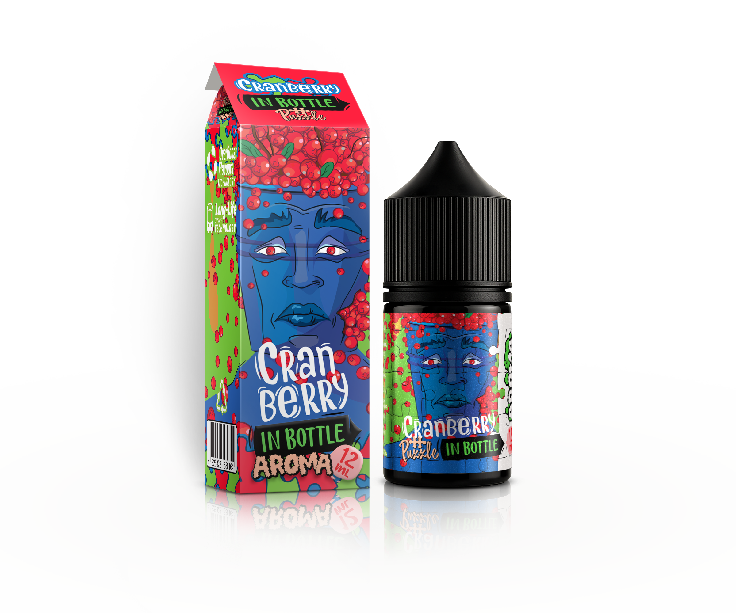 IN BOTTLE InBottle PUZZLE 30 мл Cranberry / Журавлина — рідина для вейпа IN BOTTLE