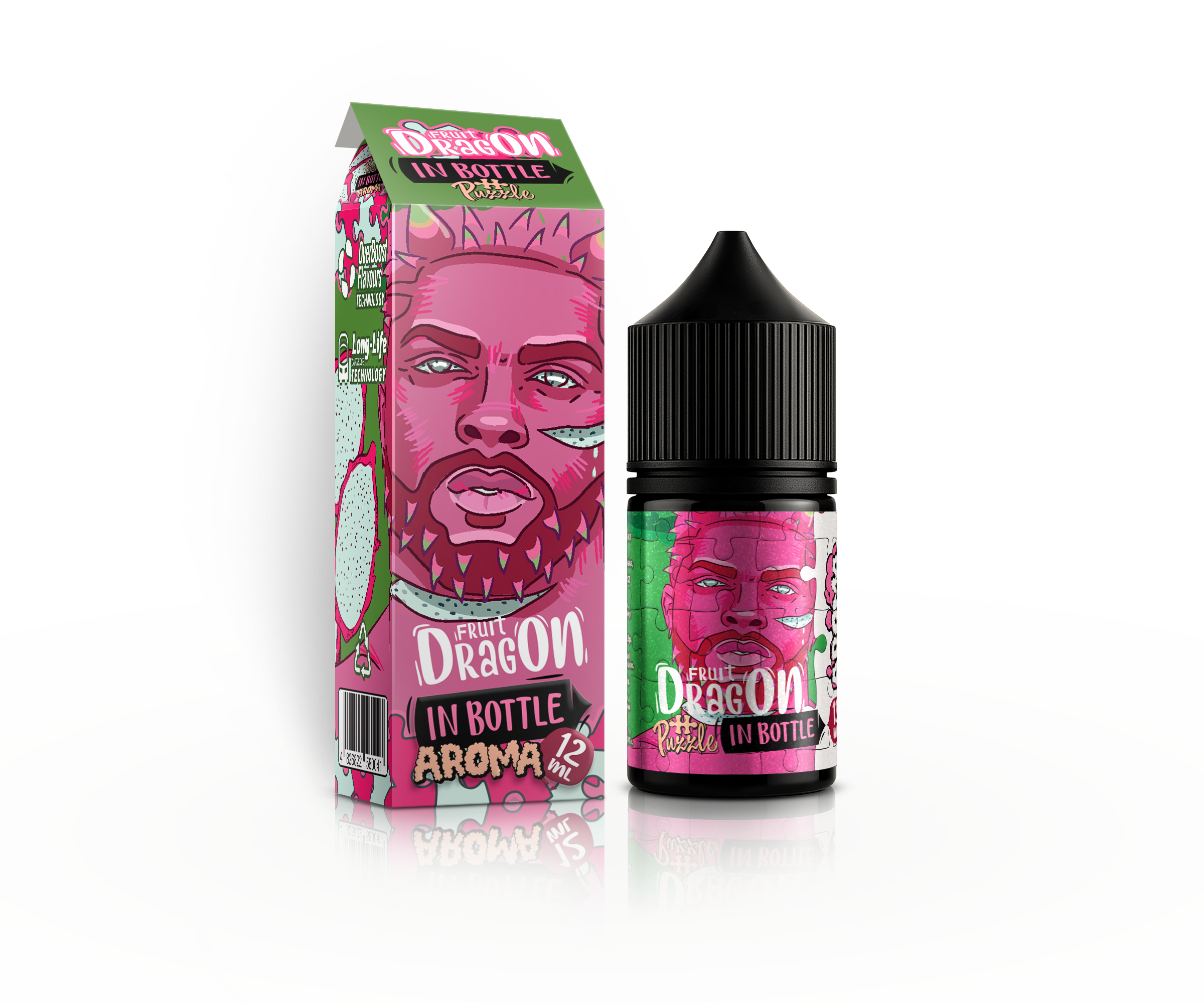 IN BOTTLE InBottle PUZZLE 30 мл DragonFruit / Драгонфрут — рідина для вейпа IN BOTTLE