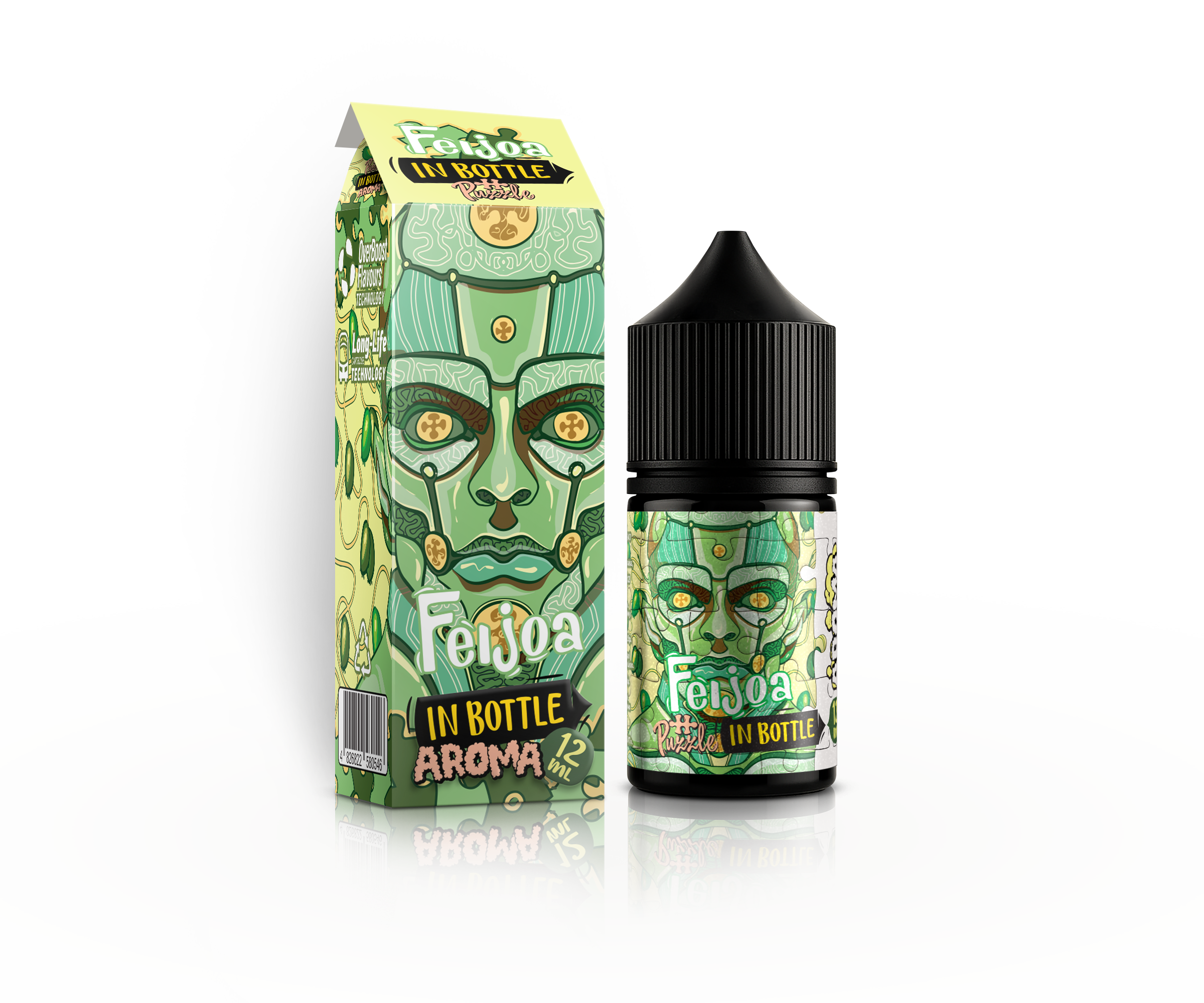 IN BOTTLE InBottle PUZZLE 30 мл Feijoa / Фейхоа — рідина для вейпа IN BOTTLE