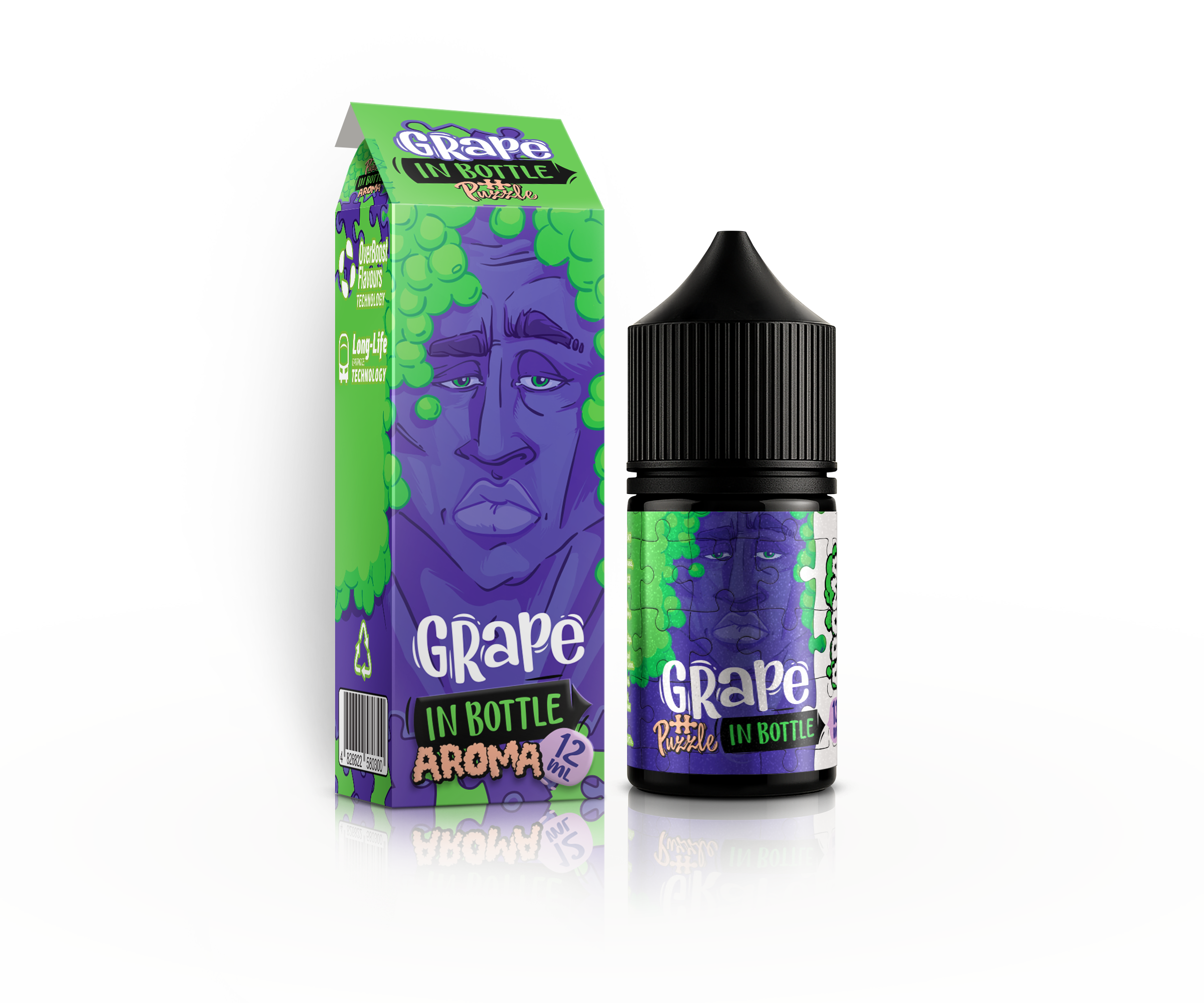 IN BOTTLE InBottle PUZZLE 30 мл Grape Classic / Виноград класичний — рідина для вейпа IN BOTTLE