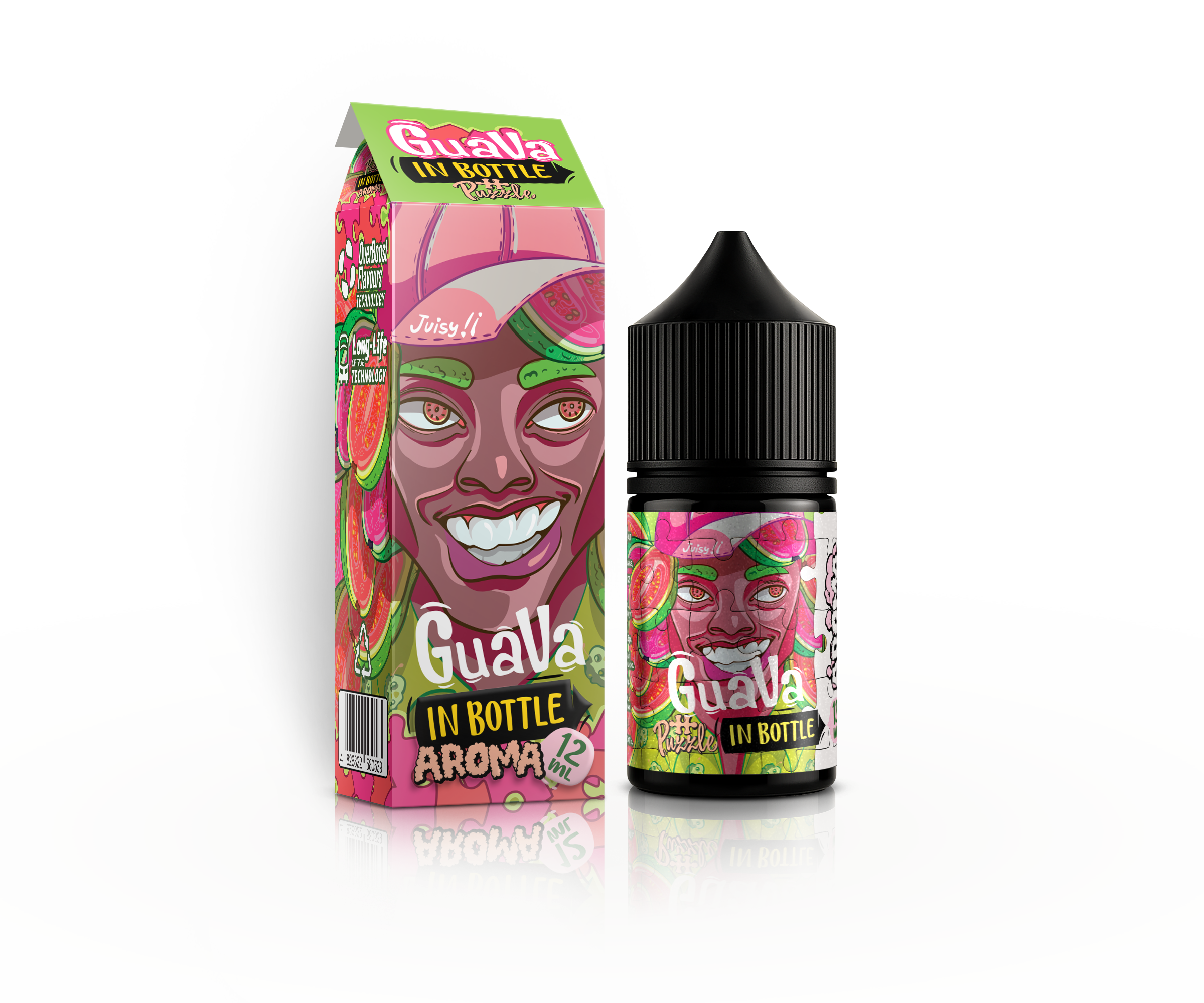 IN BOTTLE InBottle PUZZLE 30 мл Guava / Гуава — рідина для вейпа IN BOTTLE