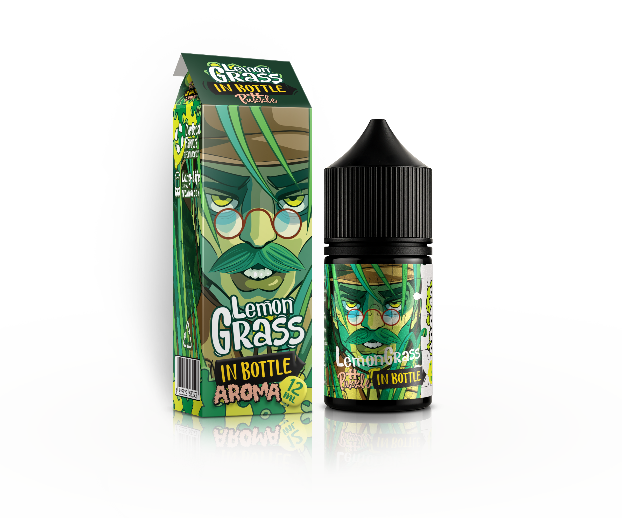 IN BOTTLE InBottle PUZZLE 30 мл Lemongrass / Лемонграс — рідина для вейпа IN BOTTLE
