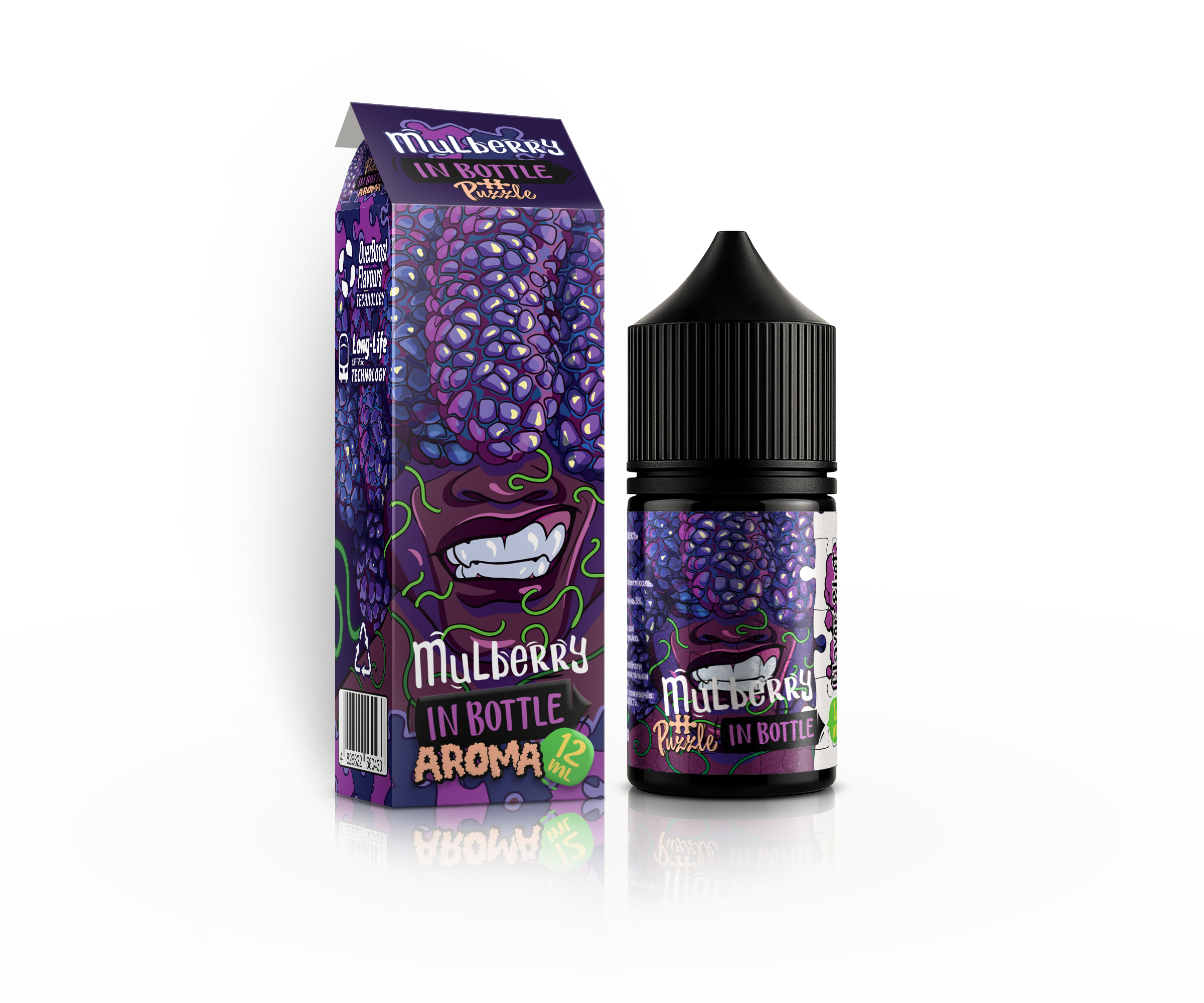 IN BOTTLE InBottle PUZZLE 30 мл Mulberry / Шовковиця — рідина для вейпа IN BOTTLE