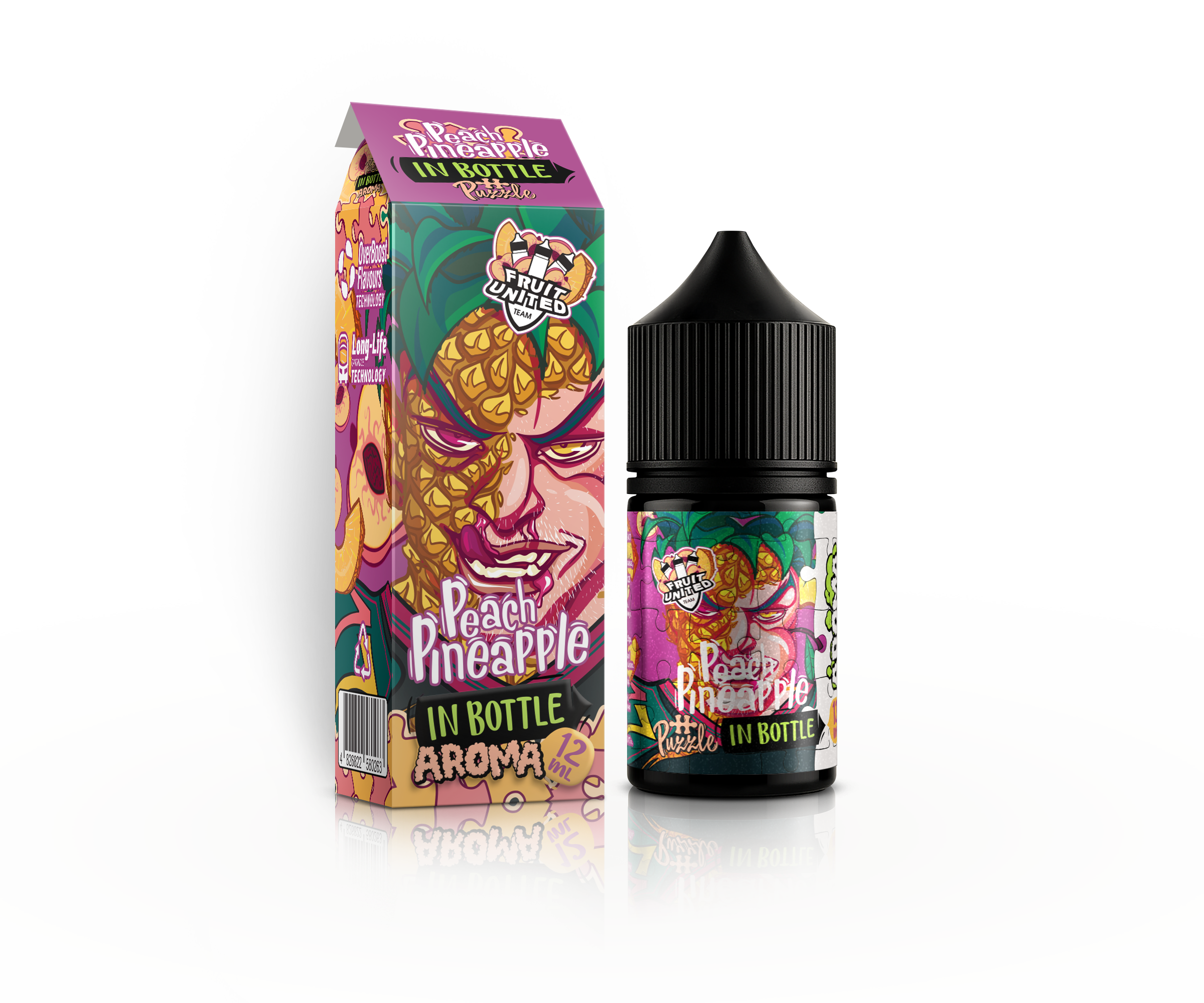 Pineapple Peach / Ананас персик — рідина для вейпа IN BOTTLE