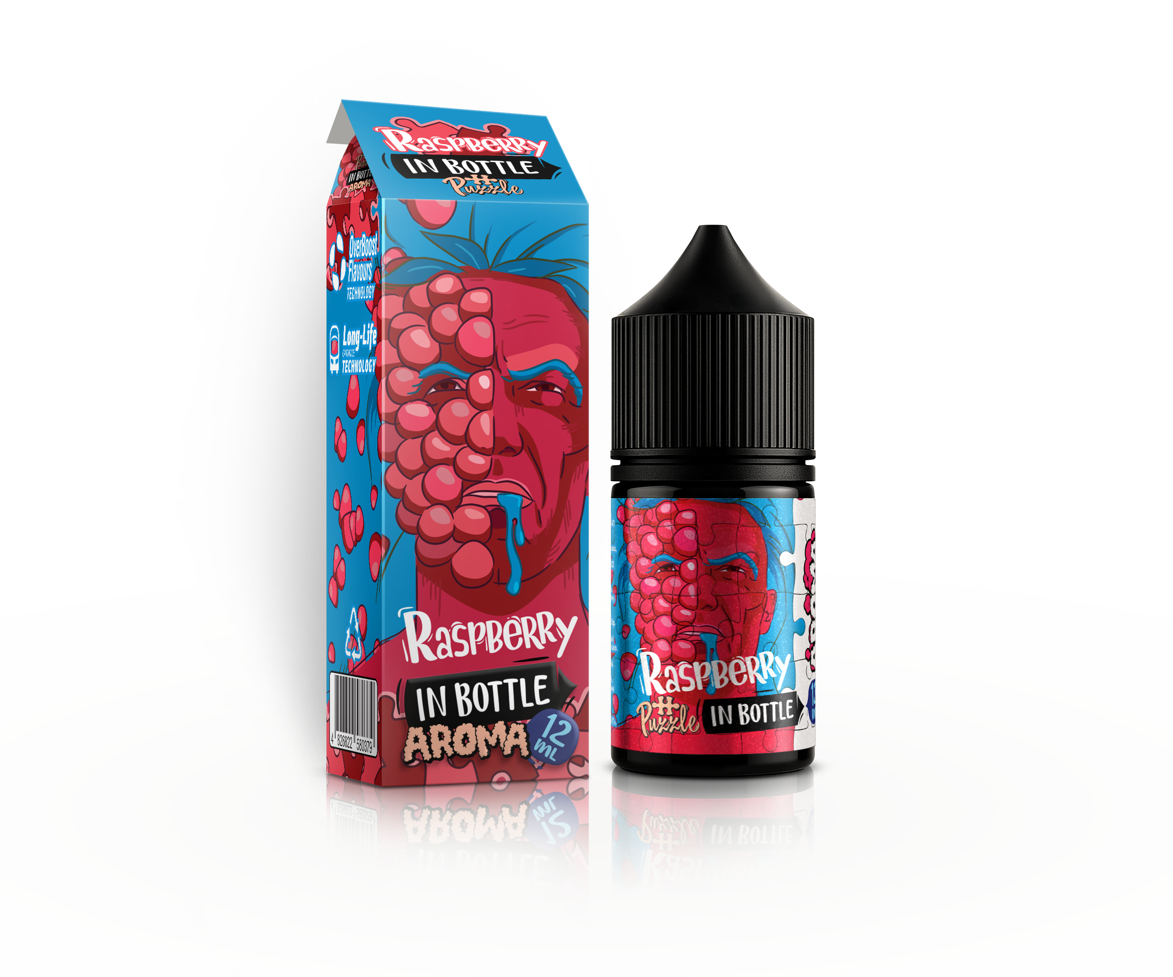 IN BOTTLE InBottle PUZZLE 30 мл Raspberry / Малина — рідина для вейпа IN BOTTLE