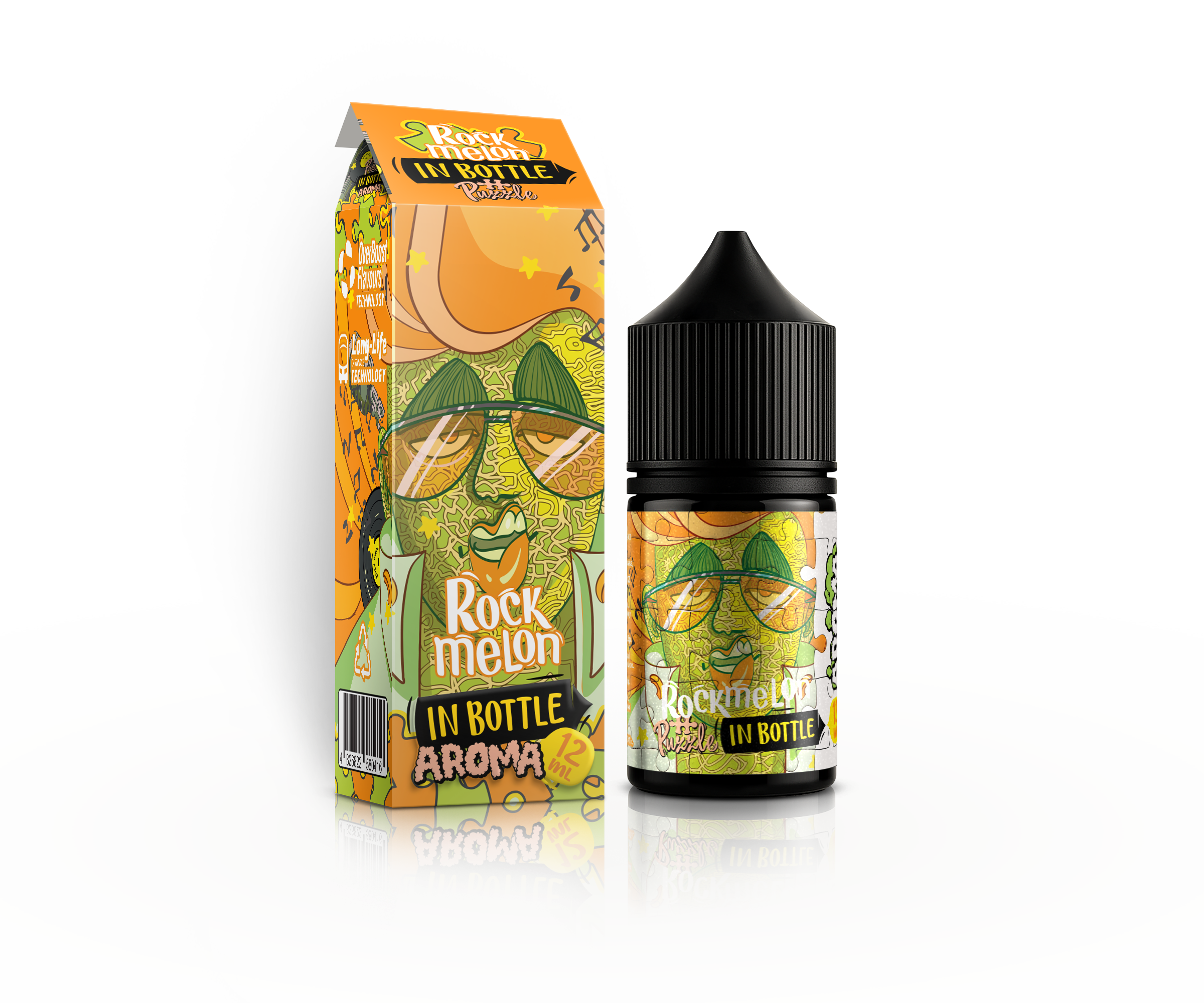 IN BOTTLE InBottle PUZZLE 30 мл Rockmelon / Мускусна диня — рідина для вейпа IN BOTTLE