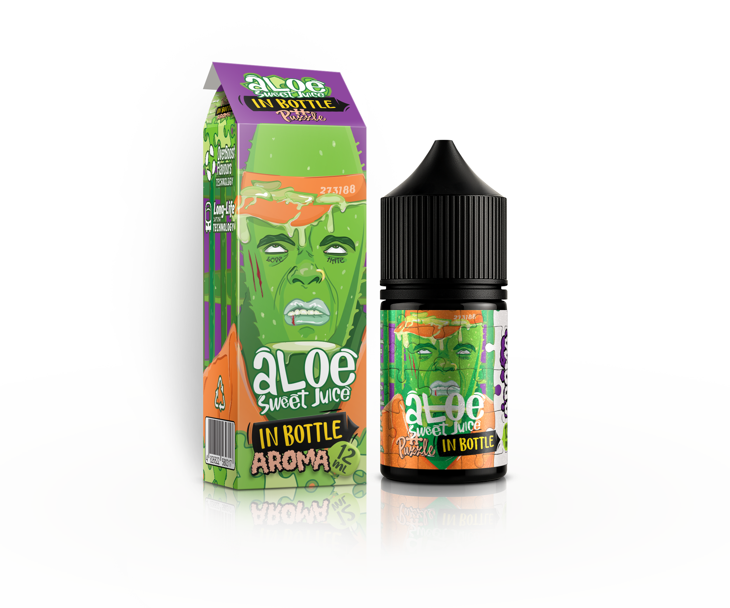 IN BOTTLE InBottle PUZZLE 30 мл Sweet Aloe Juice / Солодкий алое сік — рідина для вейпа IN BOTTLE
