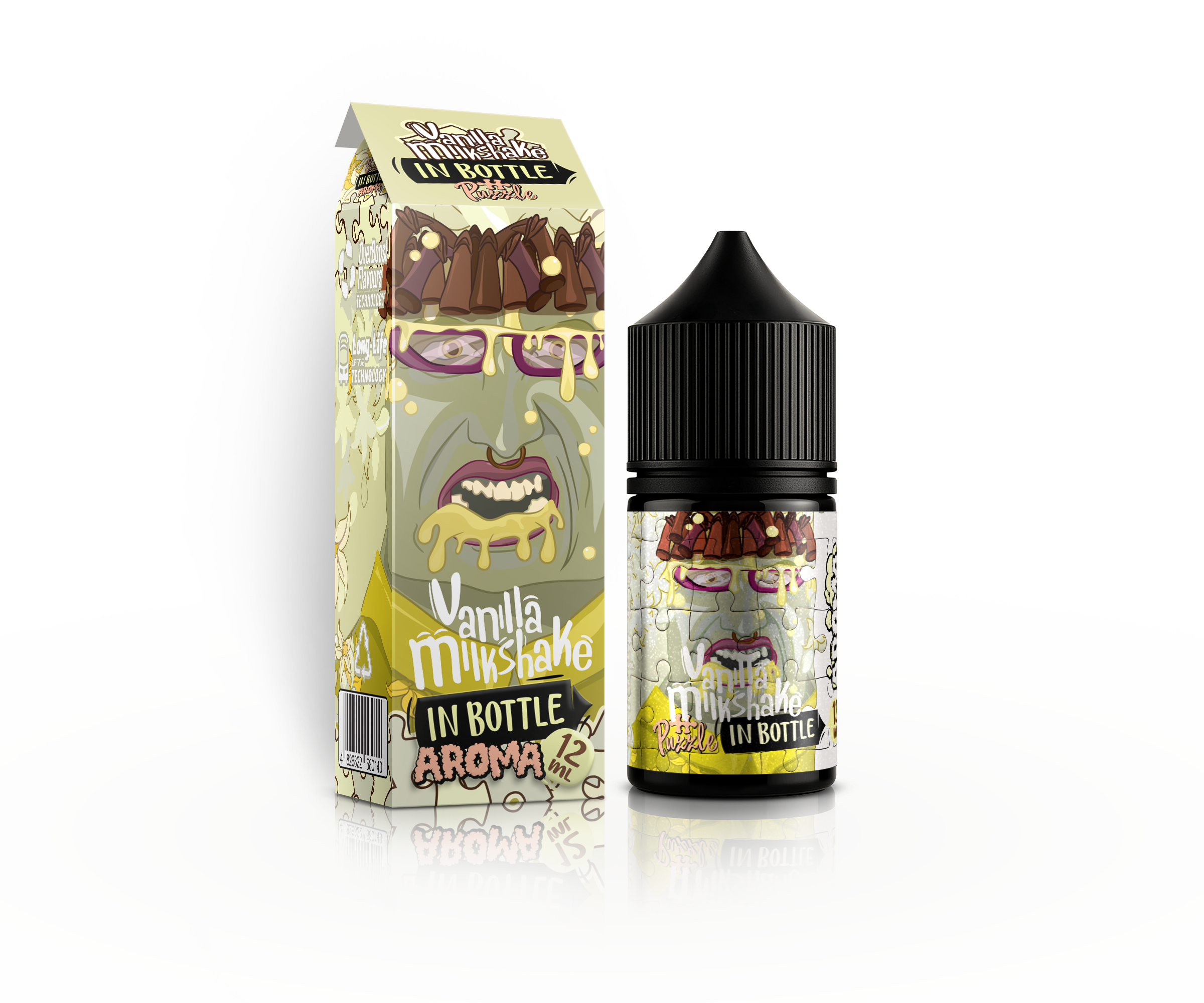 IN BOTTLE InBottle PUZZLE 30 мл Vanilla Milkshake / Ваніль мілкшейк — рідина для вейпа IN BOTTLE