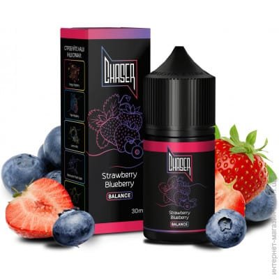 Chaser Black Balance ICE Salt Strawberry Blueberry ICE 30ml 50mg