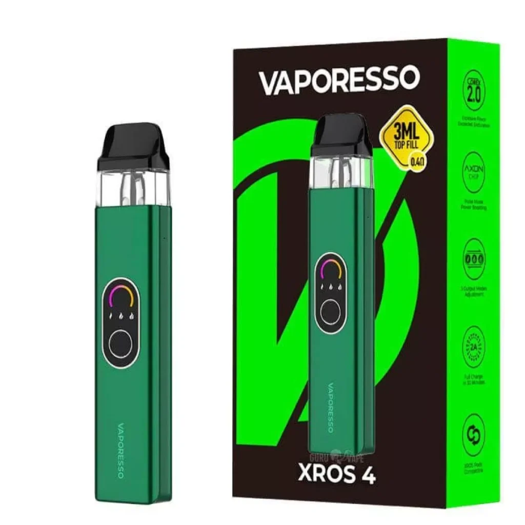 Vaporesso Xros 4 Kit: Green Pod система