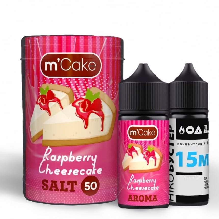 M-Cake Salt Raspberry Cheesecake 30ml 50mg