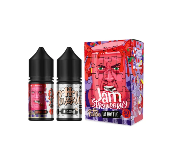 In Bottle Puzzle Salt Jam Strawberry 30ml 30mg